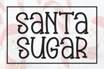 Santa Sugar Font: Playful Holiday Typography