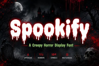 Spookify Font: Creative Halloween Typography