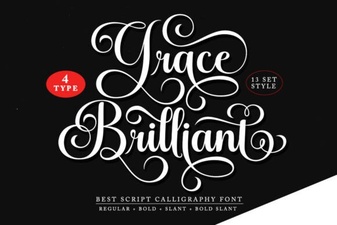Grace Brilliant Font: Elegant Design & Creative Projects