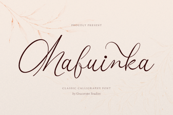 Mafuinka Font: a Creative Typeface for Modern Design