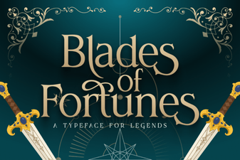 Creative Typography: Designing with Blades of Fortunes Font